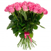 Bouquet of 25 pink roses