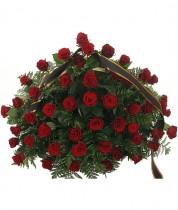 Funeral flower basket